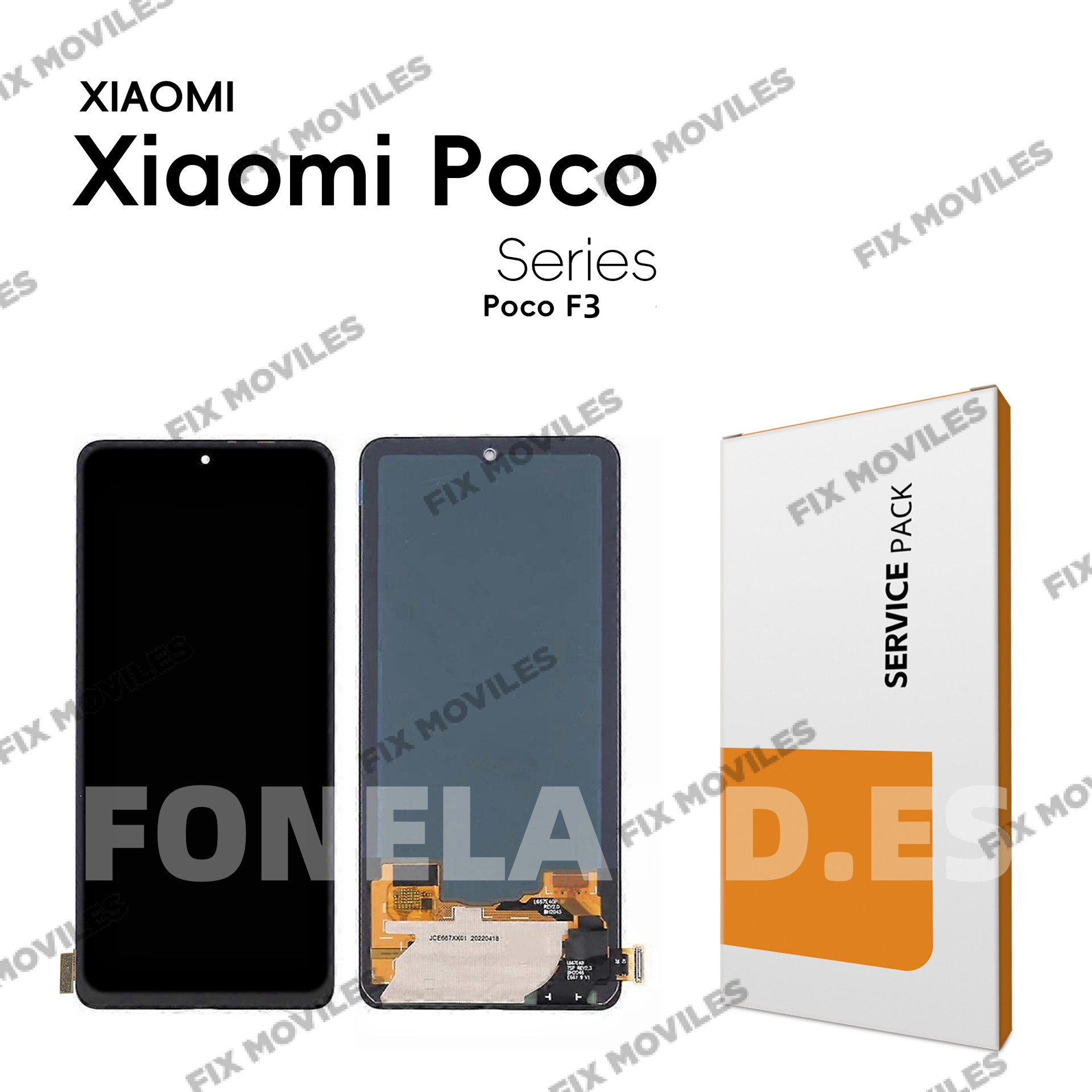 Pantalla Xiaomi Mi 11i 5G (M2012K11G) / Mi 11 Pro / Mi 11 X Pro / POCO F3 (M2012K11AG) SIN MARCO Completa Tactil+LCD SERVICE PACK Pantalla Xiaomi Mi 11i 5G (M2012K11G) / Mi 11 Pro / Mi 11 X Pro / POCO F3 (M2012K11AG) SIN MARCO Completa Tactil+LCD SERVICE PACK - Image 1